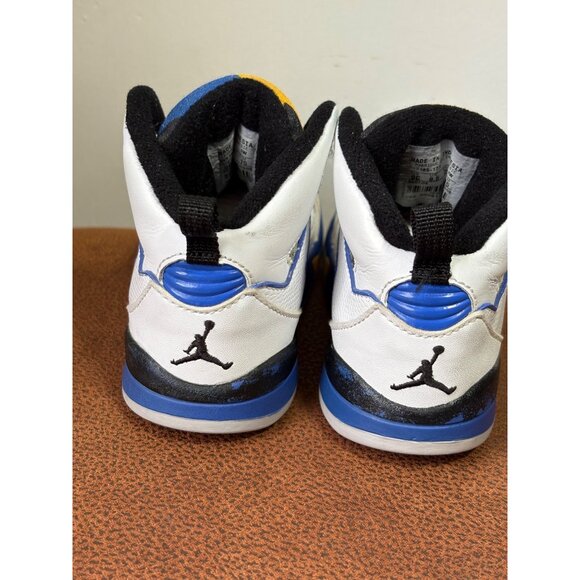JORDAN KIDS Sixty Plus Retro (TD) Laney Blue white 365165-171 Sz 9C Infant Child - Picture 4 of 10